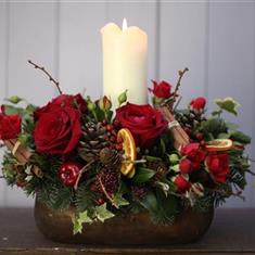 Christmas Table Centre - Red
