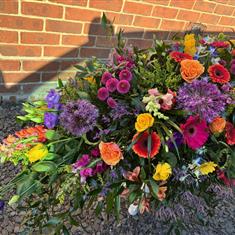 Vibrant Casket Spray